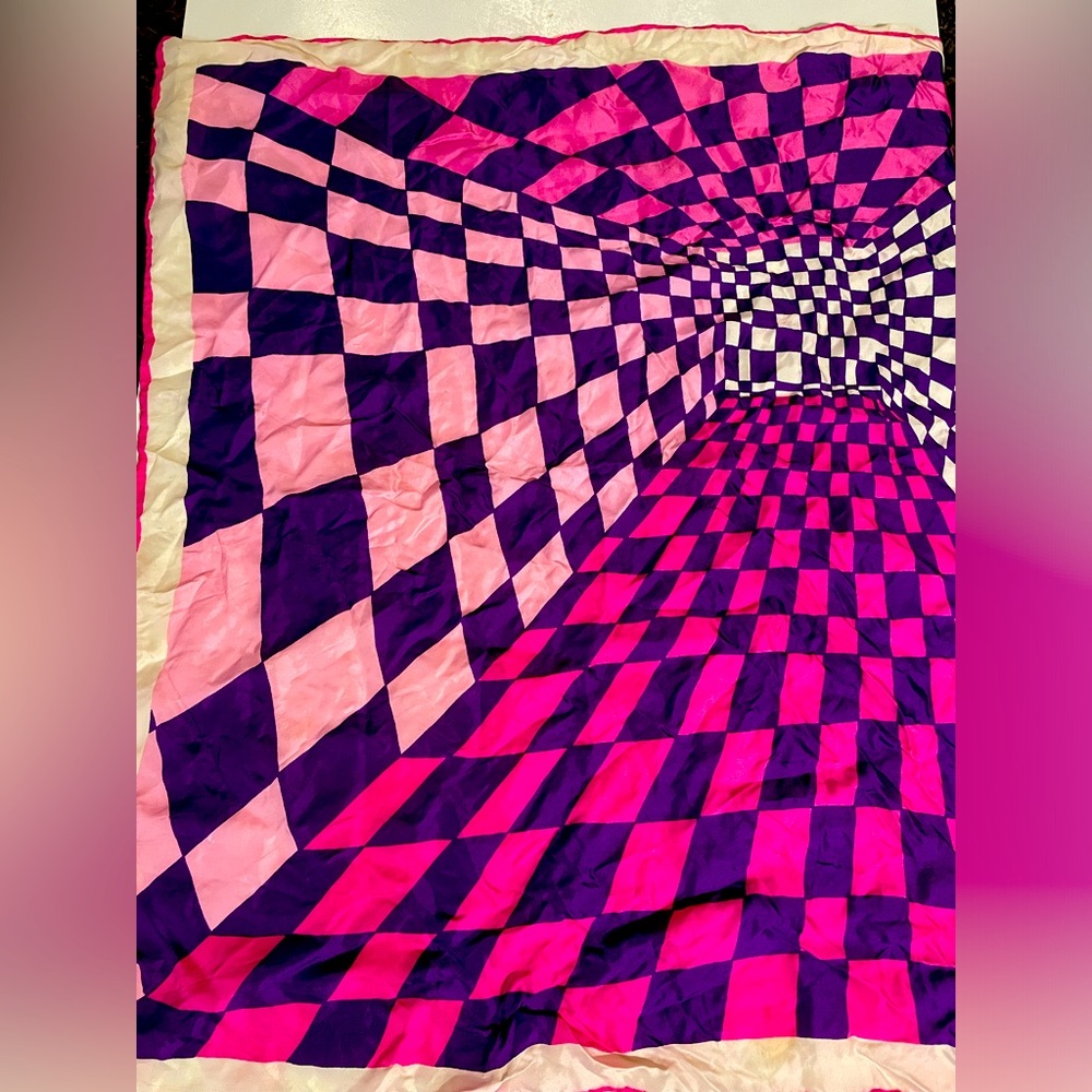 1970’s Vintage Vera Neumann Silk Scarf